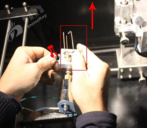 水平垂直及針焰燃燒試驗一體機更換燈頭